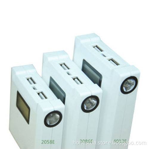 Universal USB Power Bank for iPad 2 with LCD Display and Dual USB Output Port